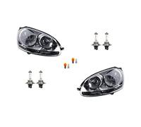 Johns, Apto para faros de Volkswagen Golf 5 V a partir de 10/03 + bombilla. Set izquierdo, derecho