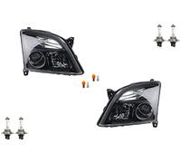 Johns, Apto para faros delanteros Opel Vectra C 2002 - 2005, color negro.