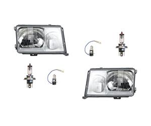 Johns, Apto para Mercedes W124 Faros 09/89 - 06/93 con H4/H3 Set izquierda y derecha.