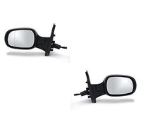 Johns, Apto para Nissan Micra espejo retrovisor exterior K12 01/03 - 06/10 Set izquierdo y derecho, negro