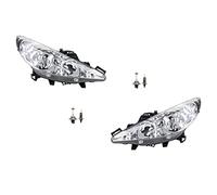 Johns, Apto para Peugeot 207 faros 02/06 con H1/H7 como juego izquierdo y derecho