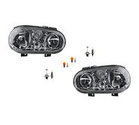 Johns, Apto para VW Golf Faros IV 4 1J1 con juego de bombillas izquierda y derecha.