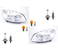 Johns, compatible con faros delanteros Renault Scenic II 06/03-08/06 + juego de lámparas. Set izq. rec.