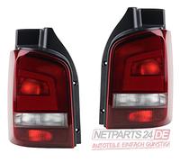 Johns, Compatible con VW T5 gris ahumado, Piloto Trasero, Juego de Luces Traseras Izquierda y Derecha para Portón Trasero a partir de 1109.