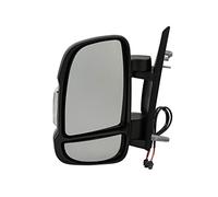 Johns - Espejo retrovisor para Fiat Ducato 06 - LI negro de 12 pines corto con intermitente.