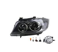 Johns, Faro delantero de xenón apto para BMW Serie 3 E90 E91 01/2005 - 08/08 D1S H7 izquierda + faros antiniebla + bombilla