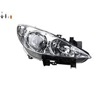 Johns Faro delantero halógeno para Peugeot 307 07/2005 - Bombilla derecha