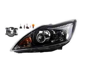 Johns, Faro delantero xenón apto para Ford Focus 05 02/2008-01/2011 D1S H1 izquierda + faros antiniebla + bombilla