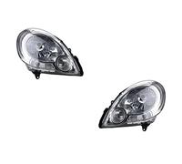 Johns, Faro halógeno delantero apto para Renault Kangoo FW0 KW0 08-13 H4 Set Li Re