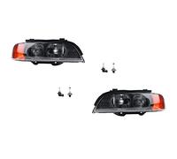 Johns, Faros Coche, Apto para BMW Serie 5 E39 1195 - 0800 con juego H7HB3 izquierda y derecha.