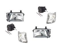 Johns, Faros delanteros aptos para VW Transporter T4 09/90-03 izquierda derecha + LWR + intermitente