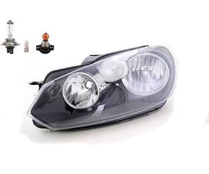 Johns Faros delanteros H7/H15 para VW Golf VI 5K1 AJ5, lado izquierdo del conductor, con base de intermitente, con regulación de alcance, año de fabricación 2008-2013