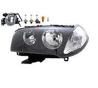 Johns, Faros delanteros halógenos aptos para BMW X3 E83 01/04 - 08/06 H7 H7 izquierda + faros antiniebla + bombilla