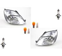 Johns, Faros delanteros halógenos aptos para Ford Fiesta 02 02 - 05 Juego de bombillas L R