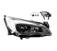 Johns, Faros delanteros halógenos aptos para Opel Astra J 12/2009-08/2012 H7 H7 derecha + faros antiniebla + bombilla