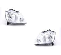 Johns, Faros delanteros halógenos aptos para Renault Modus FP JP 04-07 H7 H1 Set Li Re