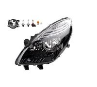 Johns, Faros delanteros halógenos aptos para Renault Scenic III 09-11 H7 H7 izquierda + faros antiniebla + bombilla