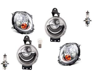 Johns, Faros delanteros para BMW Mini R55 56 57 58 59 06 - Leu. Set L R incluye intermitentes