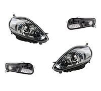 Johns, Faros delanteros para Fiat Punto 199 10/09 - H4 Set izquierdo y derecho, incluye intermitentes