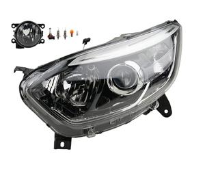 Johns, Faros delanteros para Renault Captur 06/13-03/17 H1 H1 lado izquierdo del conductor + faros antiniebla + bombillas