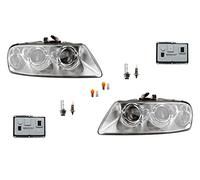 Johns, Faros delanteros para VW Touareg 7L 10/02 - 12/06 + juego de luces L+R + volante