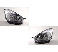 Johns, Faros halógenos aptos para Citroen C4 Picasso 10-13 H7 H1 Set