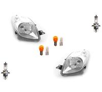 Johns, juego de bombillas halógenas para faros, compatible con Toyota Yaris XP9 06-08, lado izquierdo.