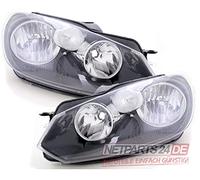Johns, Juego de faros adecuado para VW Golf Faro 6 5KI a partir de 10/2008- como juego Set H7 / H15 izq+der