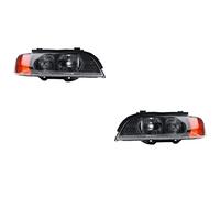 Johns, Juego de faros aptos para BMW Serie 5 E39 11/95 - 08/00 H7/HB3 Set izquierda y derecha