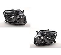 Johns, Juego de faros aptos para Dacia Duster 04/10-12/13 H7/H1, juego izquierdo y derecho