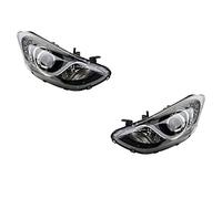Johns, Juego de faros aptos para Hyundai i30 11/11-03/15 H7/H7, juego izquierdo y derecho