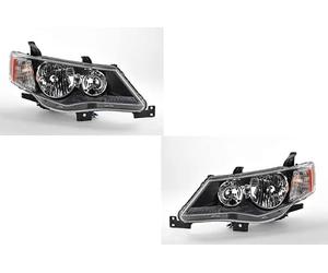 Johns, Juego de faros aptos para Mitsubishi Outlander 11/06-01/10 HB3/HB4, juego de conducción izquierda y derecha.