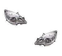 Johns, Juego de faros aptos para Opel Meriva B 06/10-12/13 H7/H1, juego izquierdo y derecho