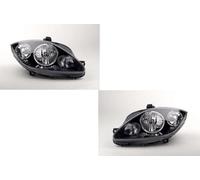 Johns, Juego de faros aptos para Seat Leon (1P) 04/09- H7/H1, juego izquierdo y derecho