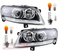 Johns, juego de faros compatible con Audi A6 faros 4F Set Bi-Xenon D2S incl. lámparas li & re a partir de 04-08