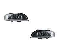 Johns, juego de faros compatible con BMW Serie 5 E39 11/95-08/00 H7/HB3 juego izquierdo y derecho