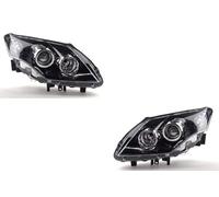 Johns, juego de faros compatible con Renault Laguna, faros BT/KT 10/07-12/10, H7/H7, juego izquierdo y derecho