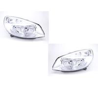 Johns, juego de faros compatible con Renault Scenic Faros II 06/03-08/06 H7/H1 juego izquierdo y derecho