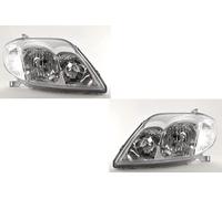 Johns, juego de faros compatible con Toyota Corolla Faros E12 01/02-02/07 H7/HB3 juego izquierdo y derecho