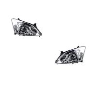 Johns, juego de faros compatible con Toyota Corolla Faros E12 01/02-07/04 H7/H7 juego izquierdo y derecho