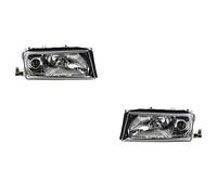 Johns, Juego de faros compatibles con Octavia (1U) 08/00-12/10 DE-H4/H3, juego izquierdo y derecho