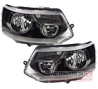 Johns, Juego de faros delanteros aptos para VW Transporter T5 11/09- H7/H15 li re m. DRL