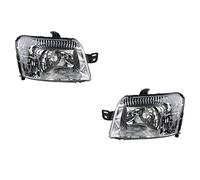 Johns, Juego de faros delanteros para Fiat Panda (169) 09/03, H4 izquierda derecha con motor