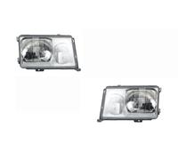 Johns, Juego de faros delanteros para Mercedes W124 09/89-06/93 H4/H3, juego izquierdo y derecho