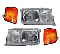 Johns, Juego de faros delanteros para Mercedes W201, intermitentes, H4/H3 li. re. 190 82 hasta 93