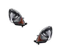 Johns, Juego de faros delanteros para Nissan Note E11 03/06 - 12/08 H4 Juego izquierdo y derecho