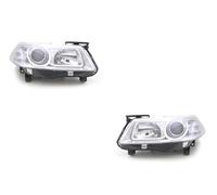 Johns, Juego de faros delanteros para Renault Megane II 01/06 H7/H1 Set izquierdo y derecho
