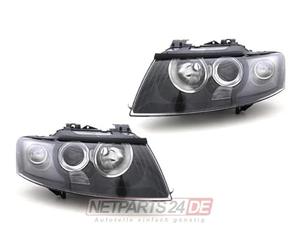 Johns, Juego de faros H7/H9 izquierdo y derecho compatibles con Audi A4 Cabrio (8H) 2002-2005