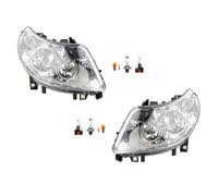 Johns, Juego de faros halógenos para Fiat Ducato 250 11-14 ink bombilla L R
