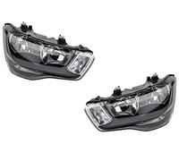Johns, Juego de faros para Audi A1 8X H7/H1, juego izquierdo y derecho 05/10-12/14 con LWR con intermitente